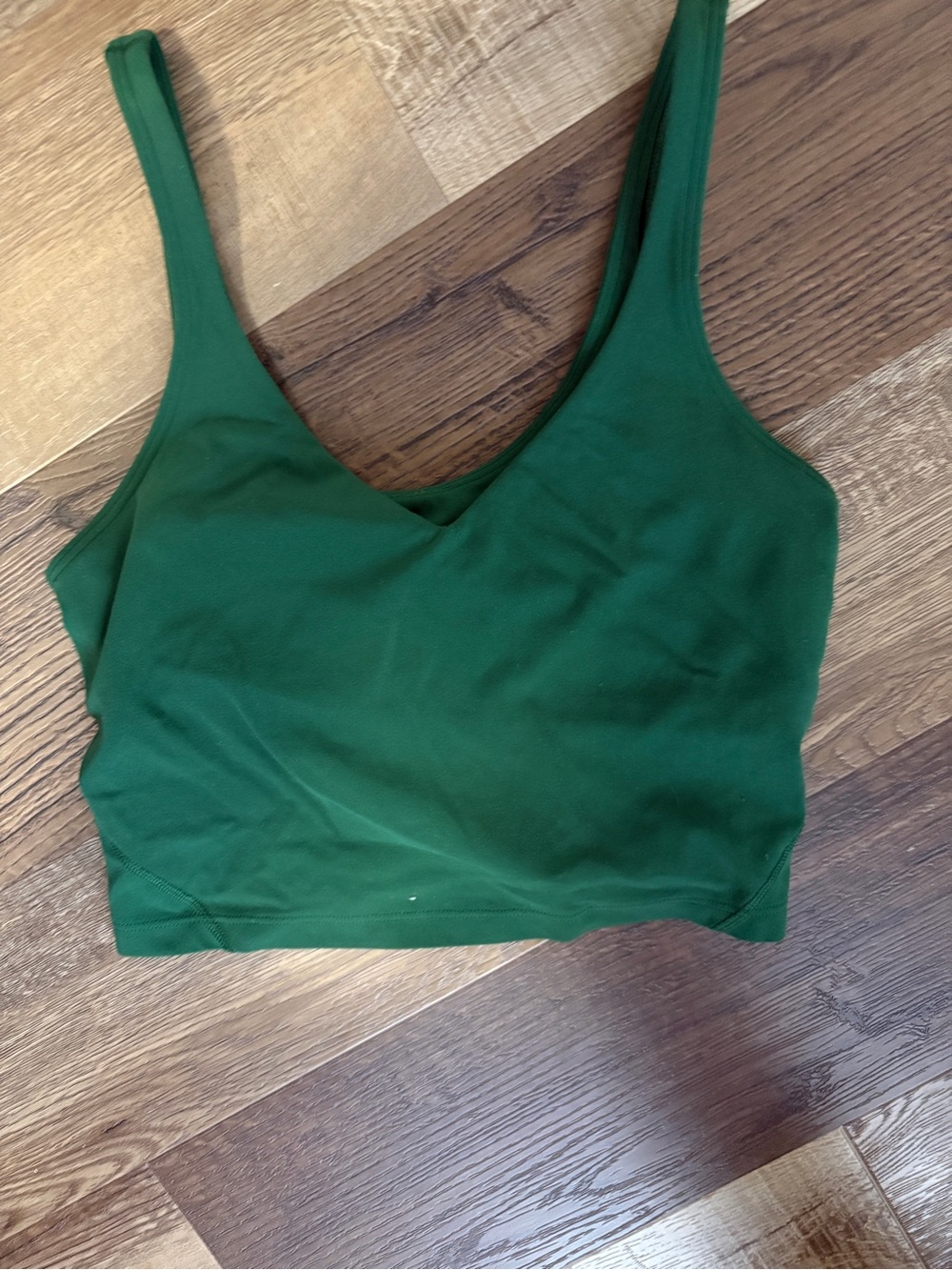lululemon athletica Deep Green V-Neck Bralette